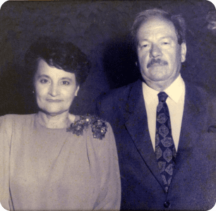 Fundadores da Doce Docê, Felicita Amalia Zanella e Pedro Angelo Zanella.